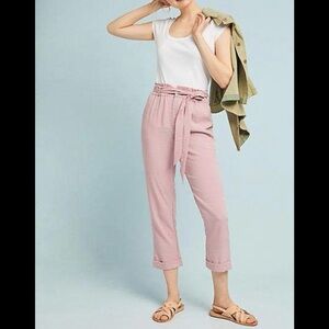 Anthropologie Cartonnier Lorena Paperbag-Waisted Pants Size M